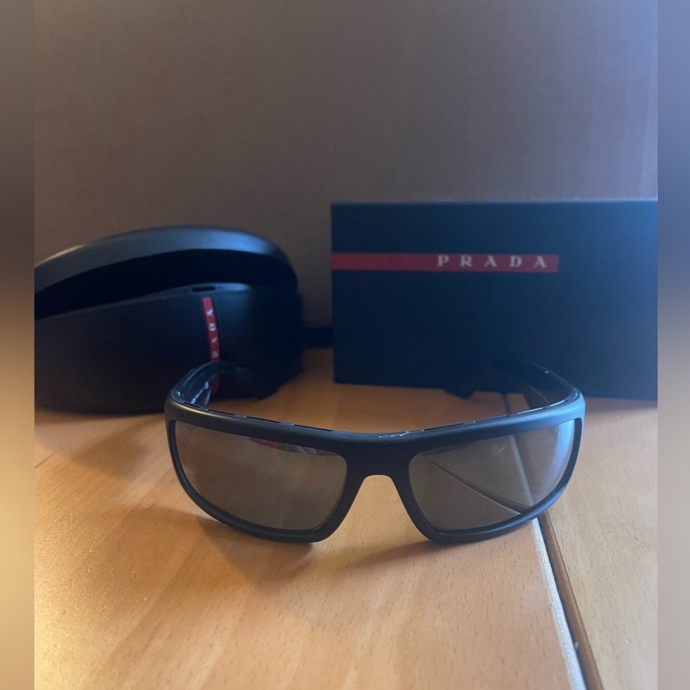 Prada Linea Rossa Matte Black Sunglasses